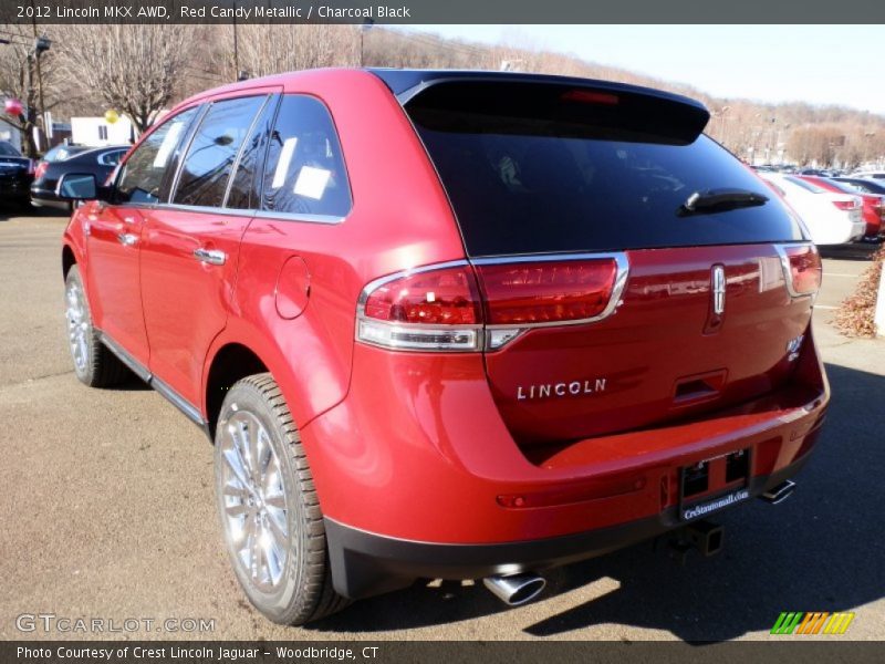 Red Candy Metallic / Charcoal Black 2012 Lincoln MKX AWD