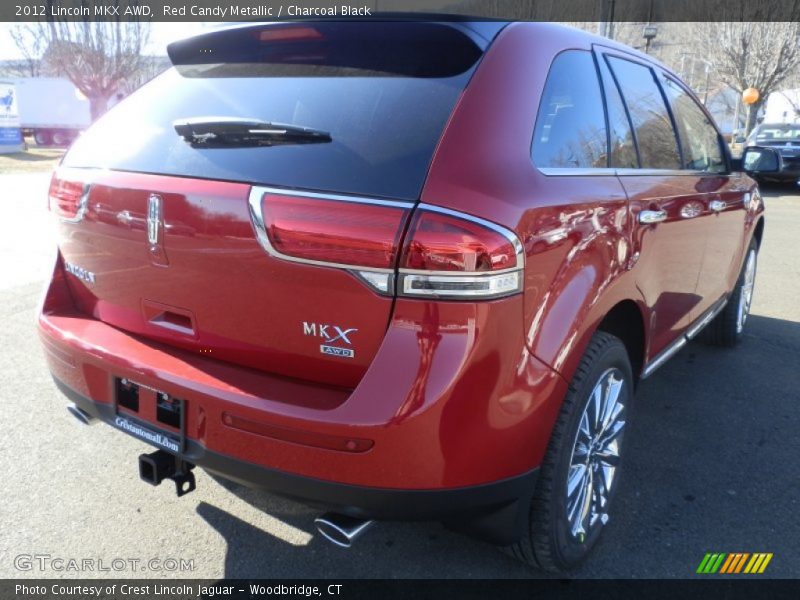 Red Candy Metallic / Charcoal Black 2012 Lincoln MKX AWD