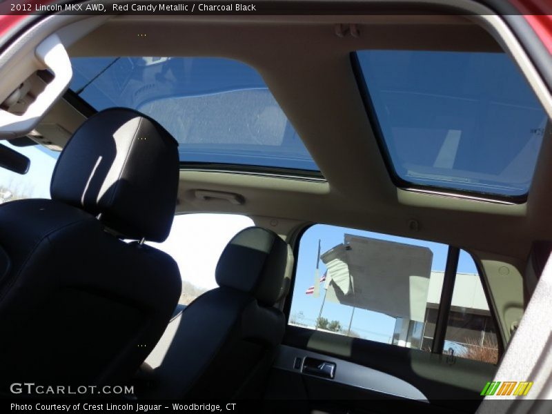 Red Candy Metallic / Charcoal Black 2012 Lincoln MKX AWD