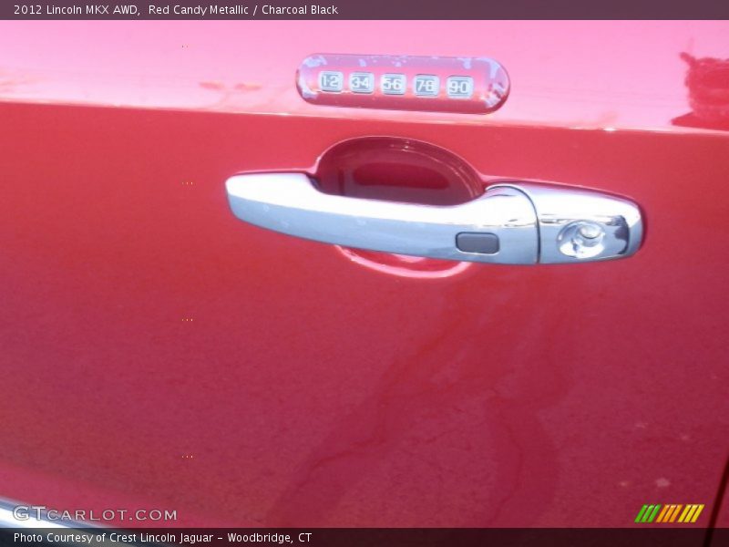 Red Candy Metallic / Charcoal Black 2012 Lincoln MKX AWD