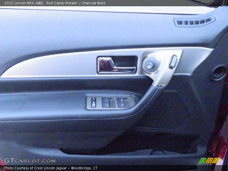 Red Candy Metallic / Charcoal Black 2012 Lincoln MKX AWD