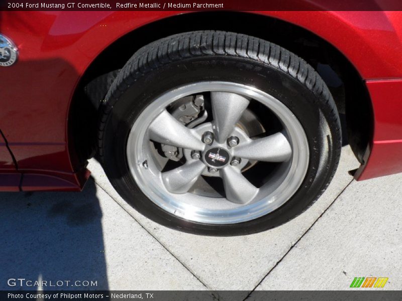 Redfire Metallic / Medium Parchment 2004 Ford Mustang GT Convertible