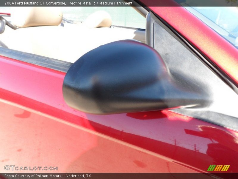 Redfire Metallic / Medium Parchment 2004 Ford Mustang GT Convertible