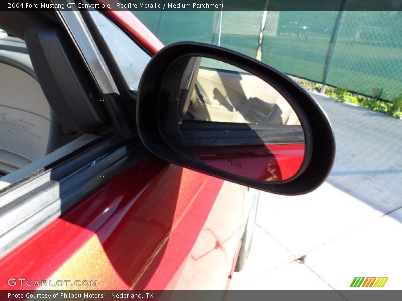 Redfire Metallic / Medium Parchment 2004 Ford Mustang GT Convertible