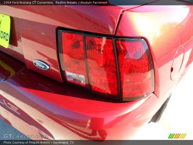 Redfire Metallic / Medium Parchment 2004 Ford Mustang GT Convertible