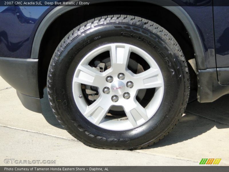 Deep Blue Metallic / Ebony 2007 GMC Acadia SLE