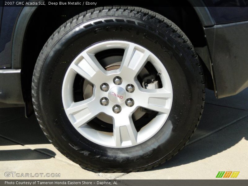 Deep Blue Metallic / Ebony 2007 GMC Acadia SLE
