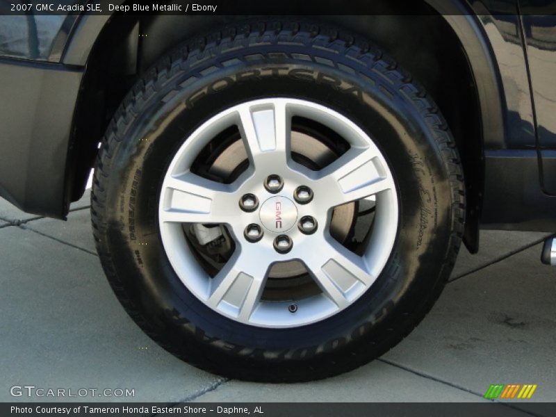 Deep Blue Metallic / Ebony 2007 GMC Acadia SLE