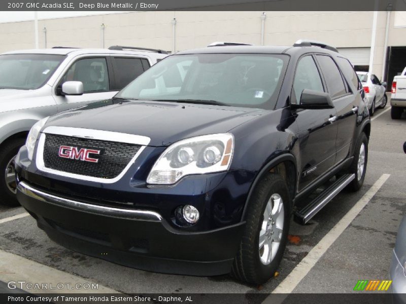 Deep Blue Metallic / Ebony 2007 GMC Acadia SLE