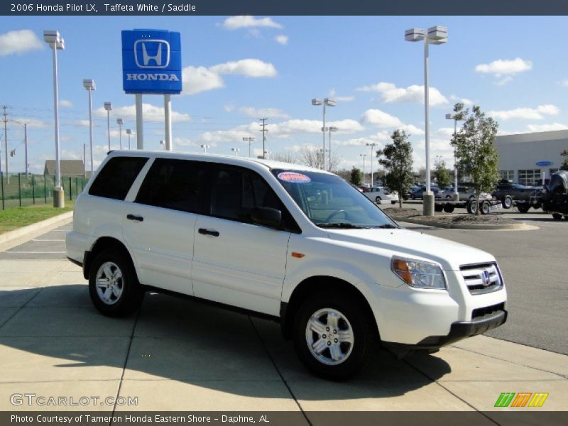 Taffeta White / Saddle 2006 Honda Pilot LX