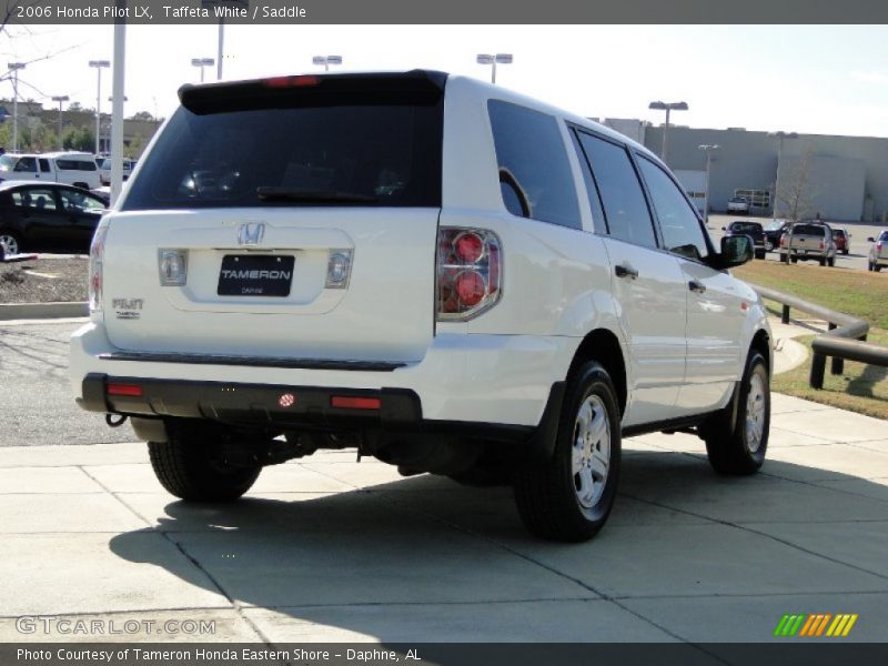 Taffeta White / Saddle 2006 Honda Pilot LX