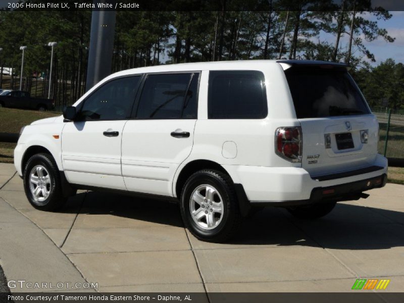 Taffeta White / Saddle 2006 Honda Pilot LX