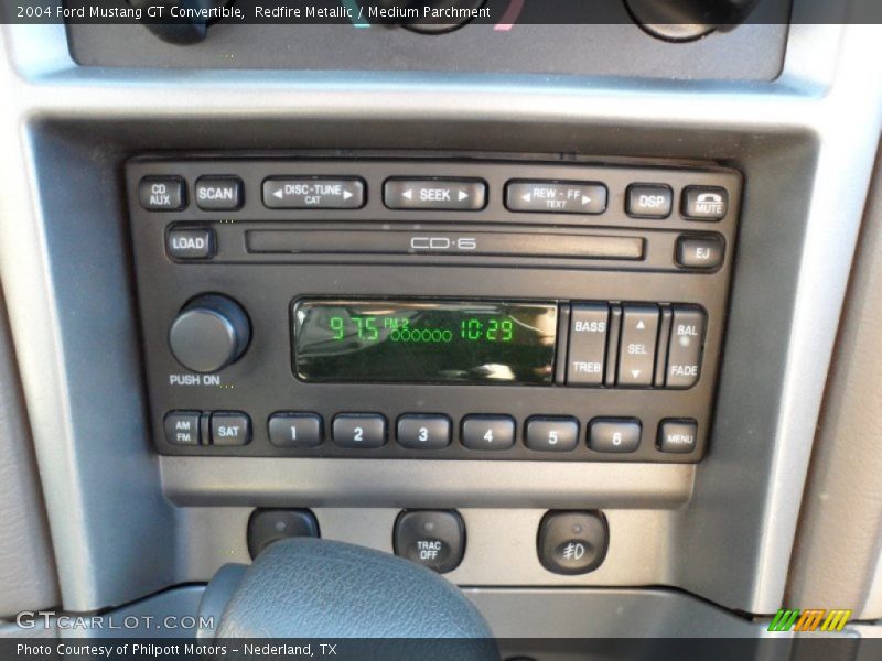 Redfire Metallic / Medium Parchment 2004 Ford Mustang GT Convertible