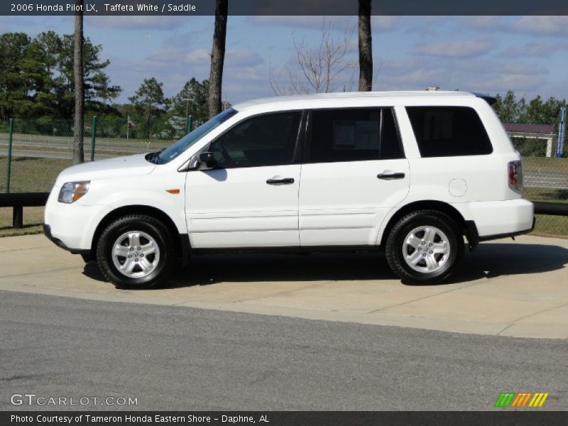 Taffeta White / Saddle 2006 Honda Pilot LX