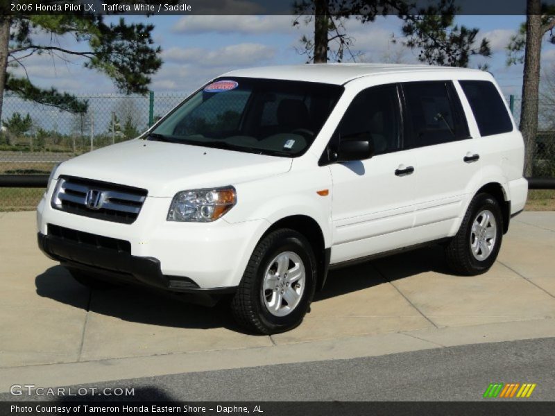 Taffeta White / Saddle 2006 Honda Pilot LX