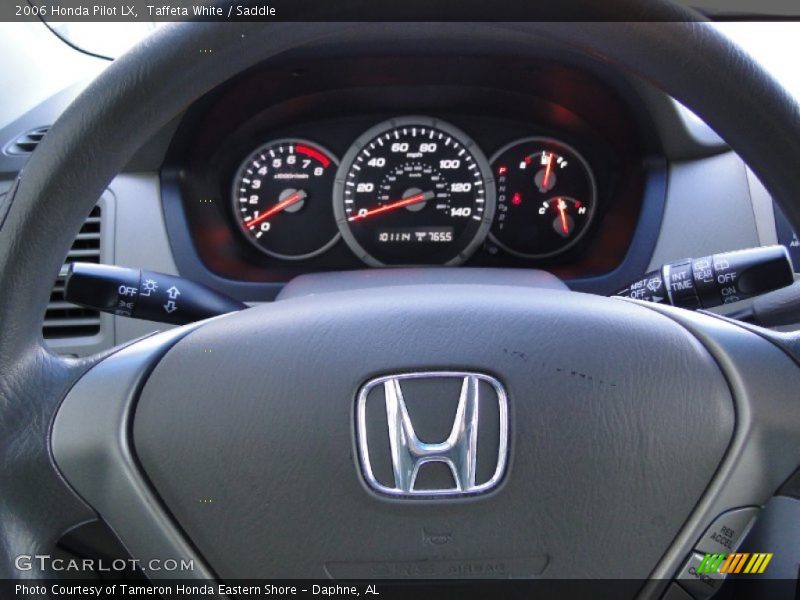 Taffeta White / Saddle 2006 Honda Pilot LX