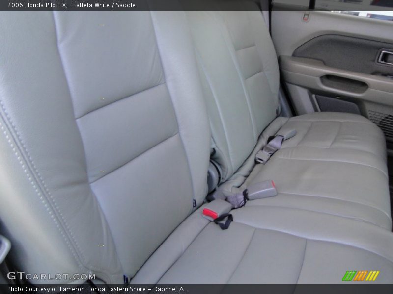 Taffeta White / Saddle 2006 Honda Pilot LX