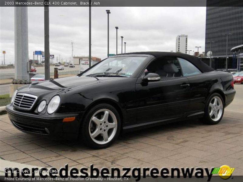 Black / Ash 2003 Mercedes-Benz CLK 430 Cabriolet