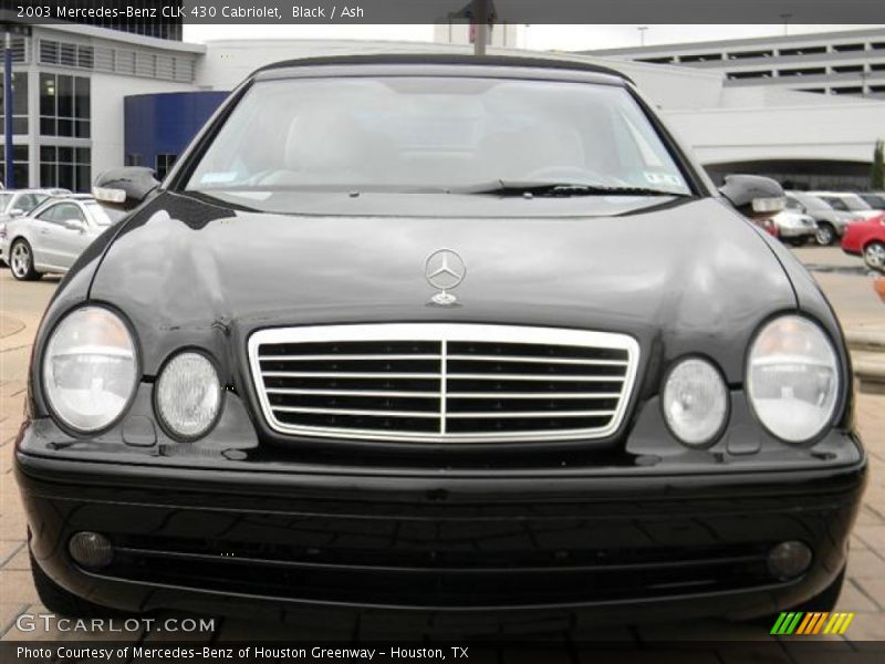 Black / Ash 2003 Mercedes-Benz CLK 430 Cabriolet