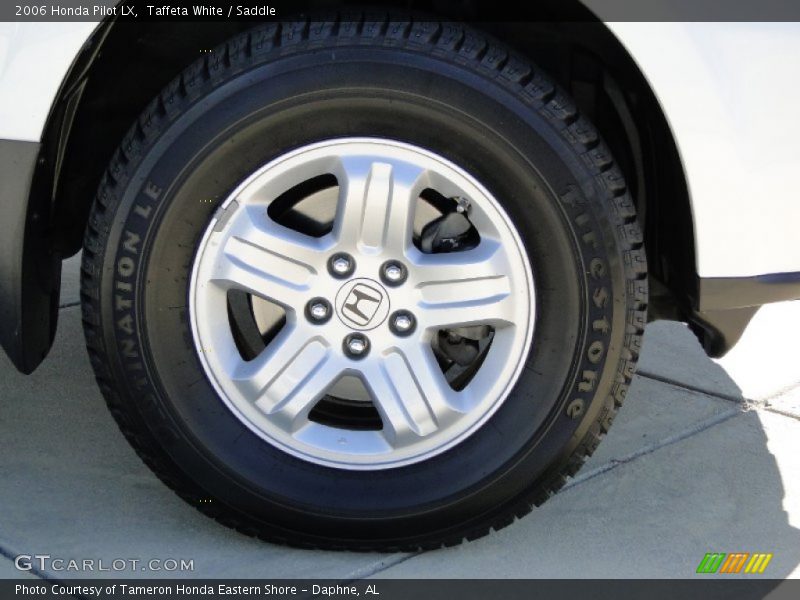 Taffeta White / Saddle 2006 Honda Pilot LX
