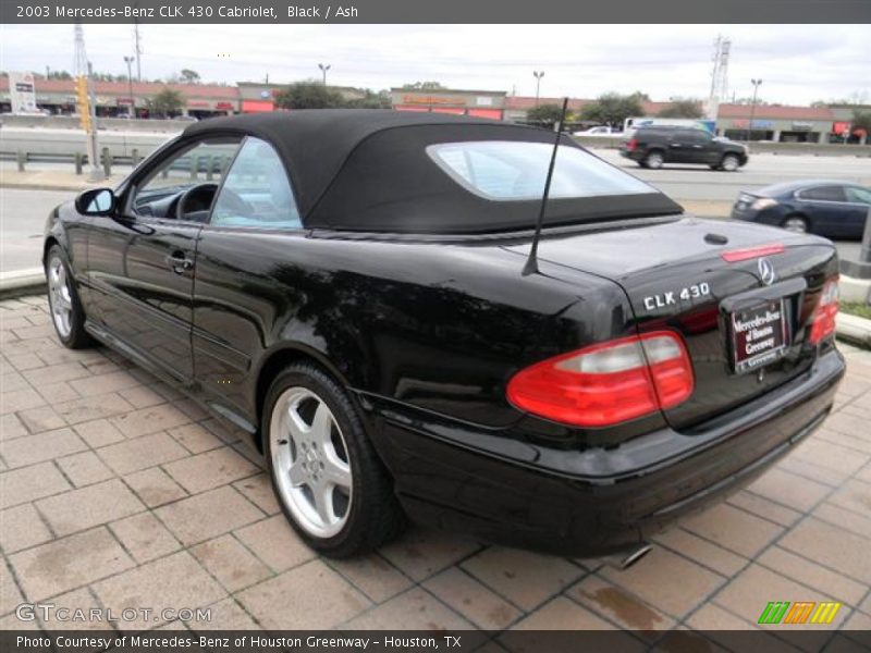 Black / Ash 2003 Mercedes-Benz CLK 430 Cabriolet