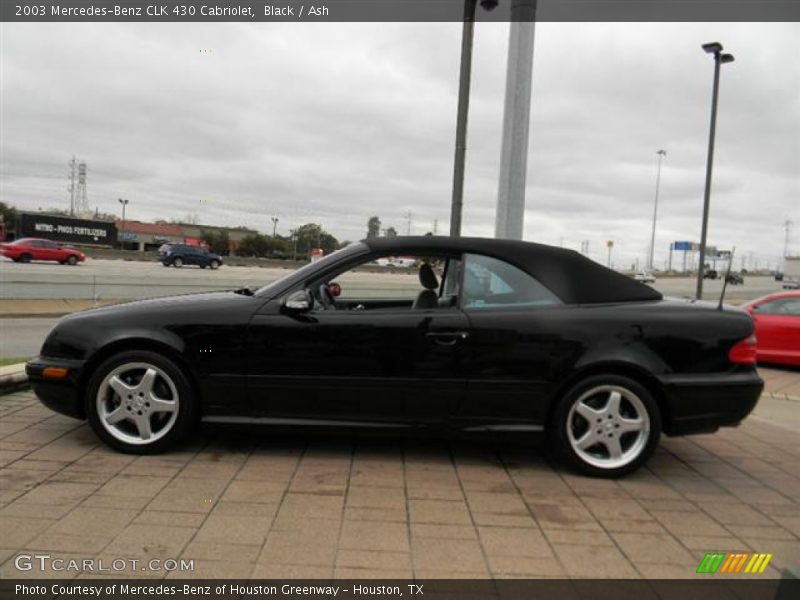 Black / Ash 2003 Mercedes-Benz CLK 430 Cabriolet