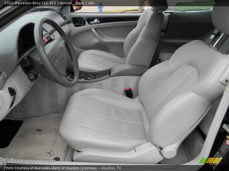  2003 CLK 430 Cabriolet Ash Interior