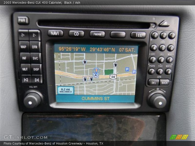 Navigation of 2003 CLK 430 Cabriolet