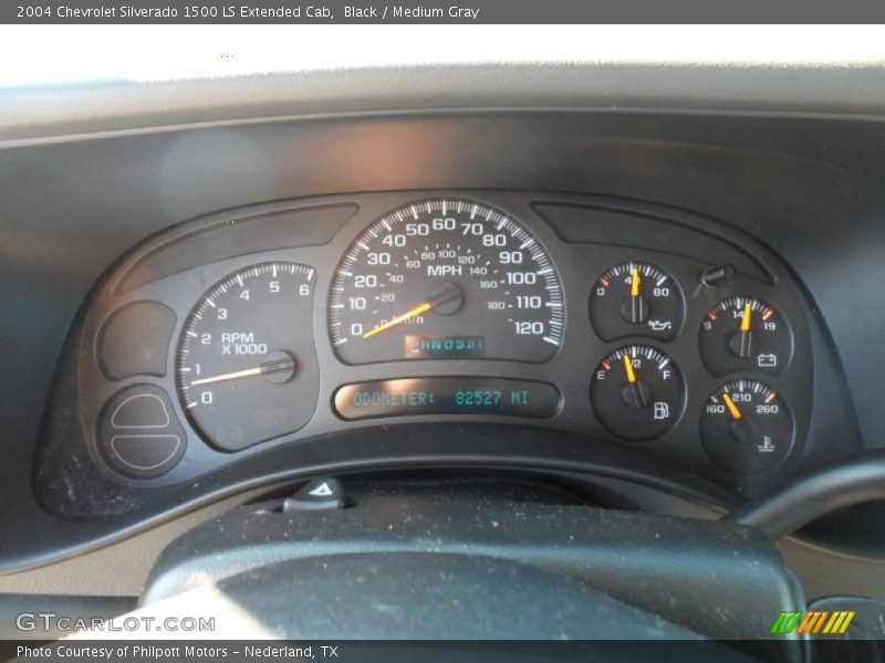  2004 Silverado 1500 LS Extended Cab LS Extended Cab Gauges