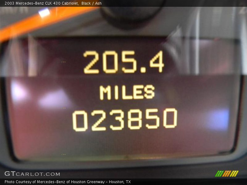 Black / Ash 2003 Mercedes-Benz CLK 430 Cabriolet