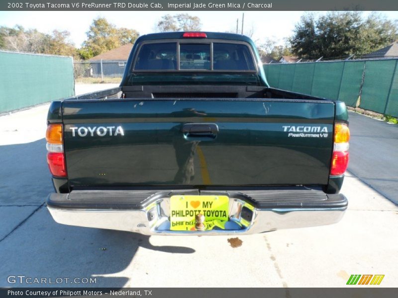 Imperial Jade Green Mica / Charcoal 2002 Toyota Tacoma V6 PreRunner TRD Double Cab