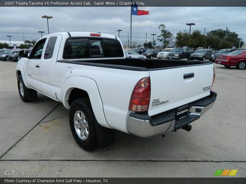 Super White / Graphite Gray 2007 Toyota Tacoma V6 PreRunner Access Cab