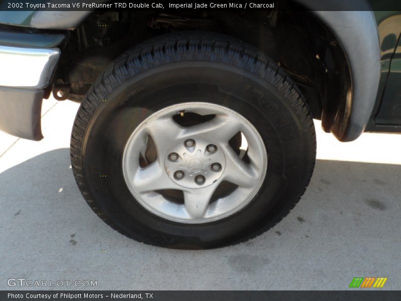 Imperial Jade Green Mica / Charcoal 2002 Toyota Tacoma V6 PreRunner TRD Double Cab