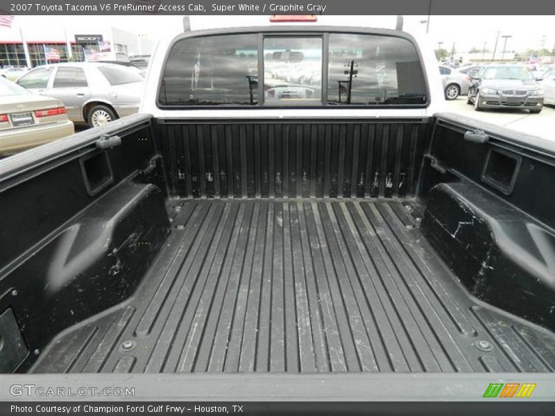 Super White / Graphite Gray 2007 Toyota Tacoma V6 PreRunner Access Cab