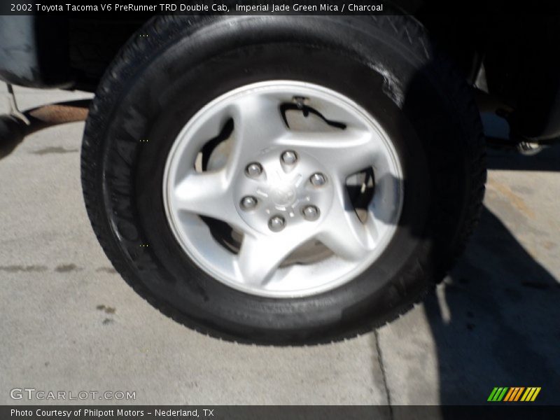 Imperial Jade Green Mica / Charcoal 2002 Toyota Tacoma V6 PreRunner TRD Double Cab