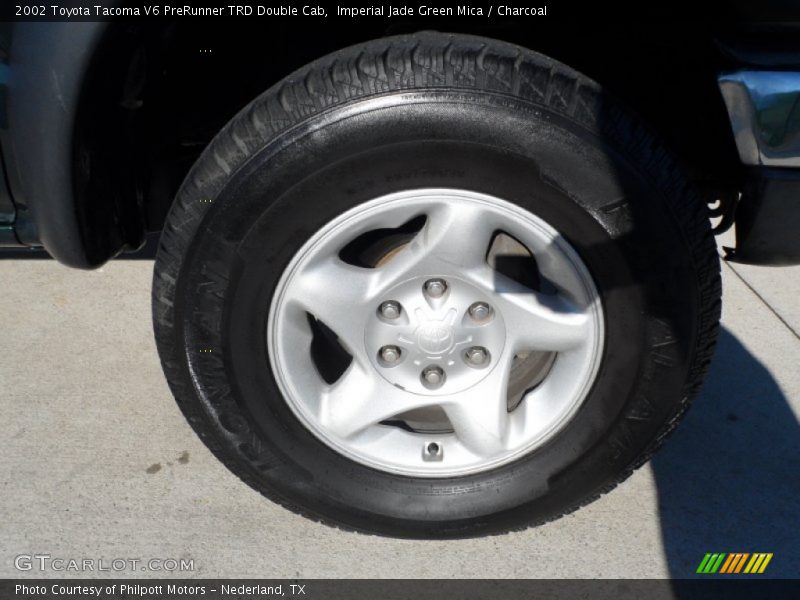 Imperial Jade Green Mica / Charcoal 2002 Toyota Tacoma V6 PreRunner TRD Double Cab
