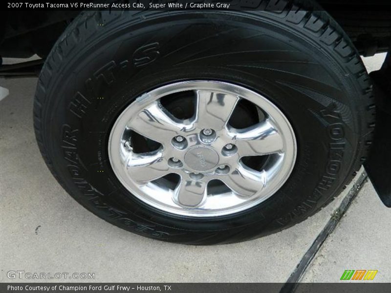 Super White / Graphite Gray 2007 Toyota Tacoma V6 PreRunner Access Cab