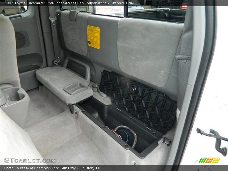 Super White / Graphite Gray 2007 Toyota Tacoma V6 PreRunner Access Cab