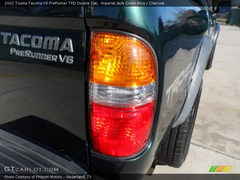 Imperial Jade Green Mica / Charcoal 2002 Toyota Tacoma V6 PreRunner TRD Double Cab