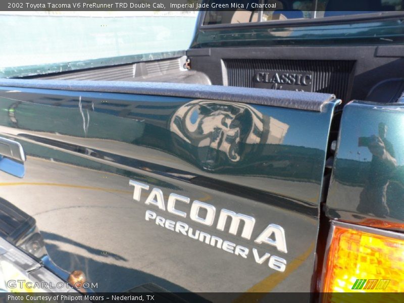 Imperial Jade Green Mica / Charcoal 2002 Toyota Tacoma V6 PreRunner TRD Double Cab