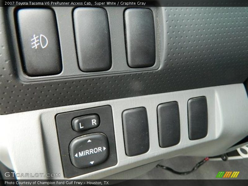 Super White / Graphite Gray 2007 Toyota Tacoma V6 PreRunner Access Cab