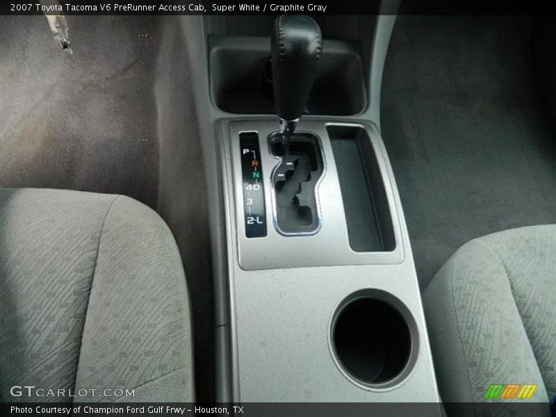 Super White / Graphite Gray 2007 Toyota Tacoma V6 PreRunner Access Cab