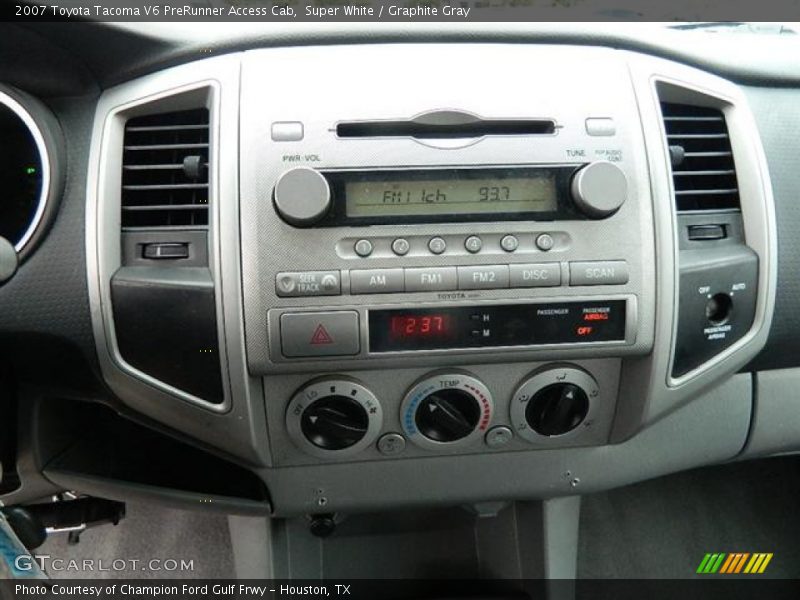 Super White / Graphite Gray 2007 Toyota Tacoma V6 PreRunner Access Cab
