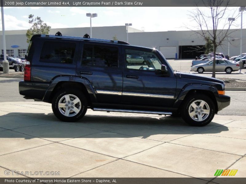 Light Graystone Pearl / Dark Slate Gray 2008 Jeep Commander Limited 4x4