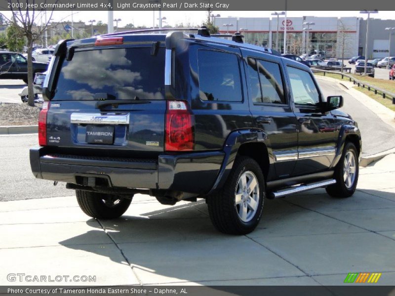 Light Graystone Pearl / Dark Slate Gray 2008 Jeep Commander Limited 4x4