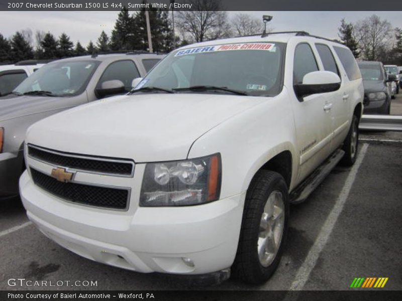 Summit White / Ebony 2007 Chevrolet Suburban 1500 LS 4x4