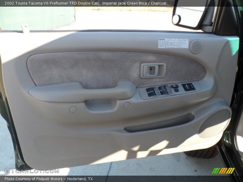 Imperial Jade Green Mica / Charcoal 2002 Toyota Tacoma V6 PreRunner TRD Double Cab