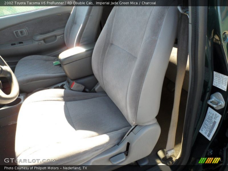 Imperial Jade Green Mica / Charcoal 2002 Toyota Tacoma V6 PreRunner TRD Double Cab