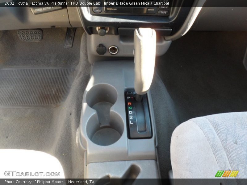 Imperial Jade Green Mica / Charcoal 2002 Toyota Tacoma V6 PreRunner TRD Double Cab