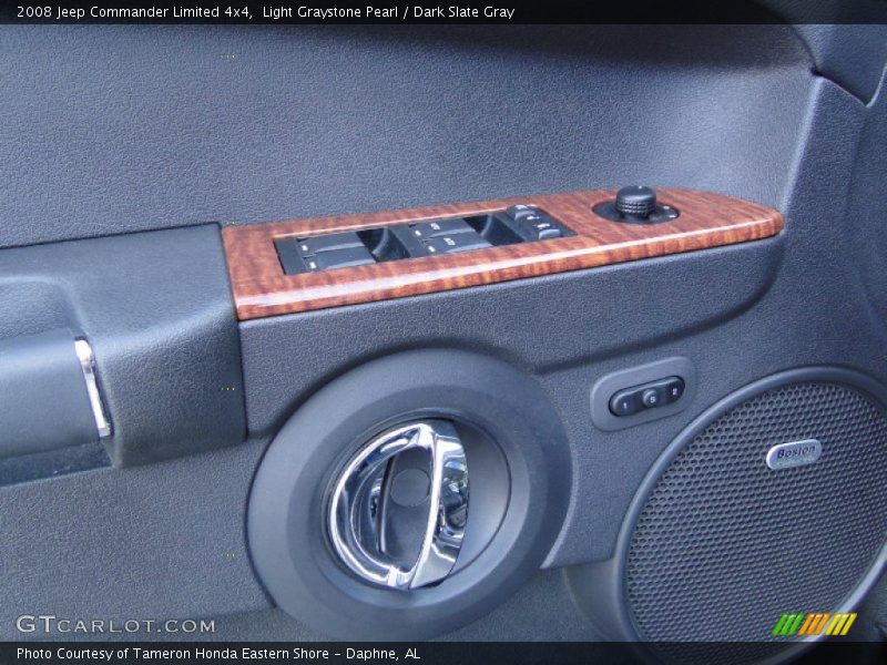 Light Graystone Pearl / Dark Slate Gray 2008 Jeep Commander Limited 4x4